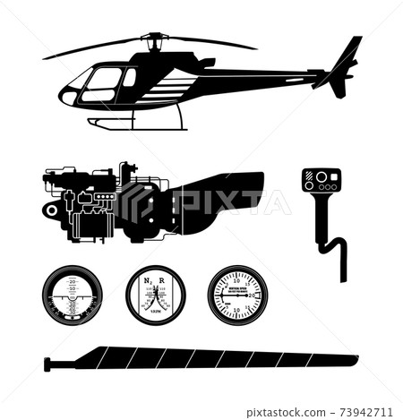 Repair and maintenance of the helicopter. 73942711