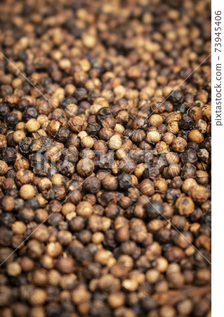 close-up of kampot pepper peppercorns drying in cambodia 73945406
