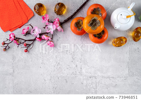 柿子 農曆新年 新年 紅包 persimmon chinese new year あまかき 甜柿 73946851