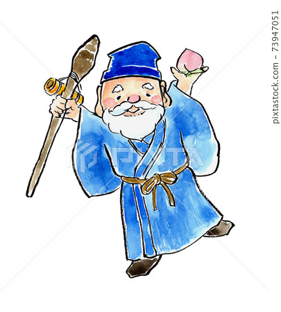 水彩畫的Jurojin插圖 水彩畫的Jurojin插圖 73947051