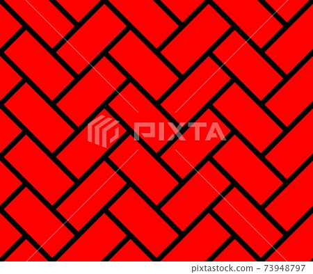 Higaki brick block Japanese traditional pattern... - Stock Illustration ...