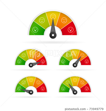 Feedback vector concept. Rank, level of satisfaction rating. Vector illustration. Feedback vector concept. Rank, level of satisfaction rating. Vector illustration. 73949779