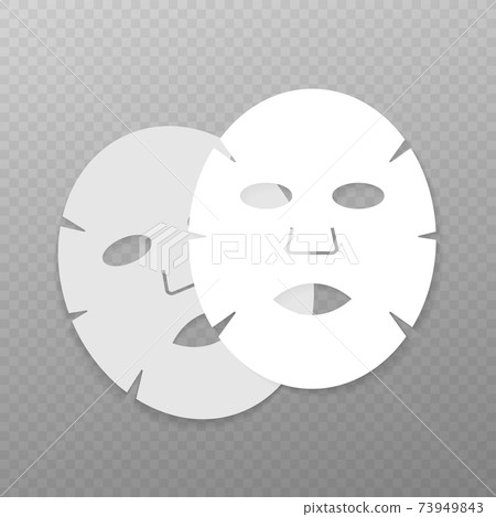 Facial Mask Cosmetics Packaging. Package design for face mask on white background. 73949843