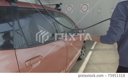 Eashing dirty car closeup footage Eashing dirty car closeup footage 73951318