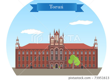 Gothic Town Hall of Torun, Poland 73951613