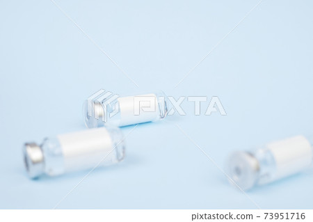 medical jars, mocap. on a blue background. copy space medical jars, mocap. on a blue background. copy space 73951716