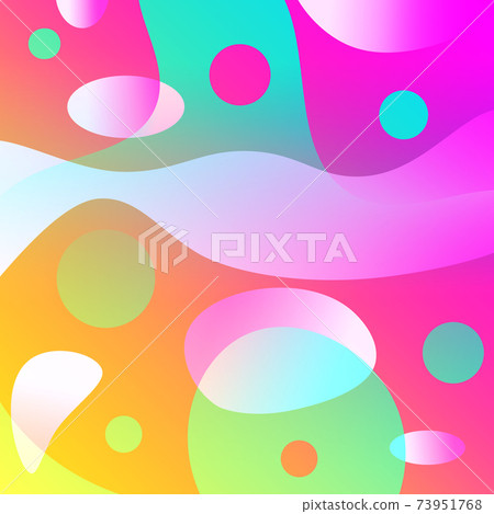 Contemporary art abstract background with geometric elements and pattern. Digital texture backdrop. Trendy art, zine culture. Modern template for pop art, modernism, cubism artwork. 73951768