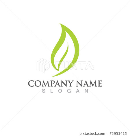 Logos of green Tree leaf ecology 73953415