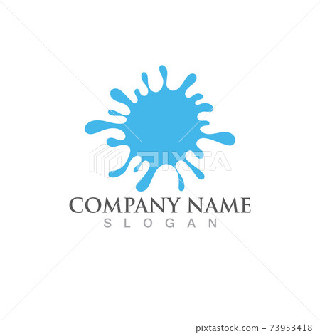 Splash water vector logo image 73953418