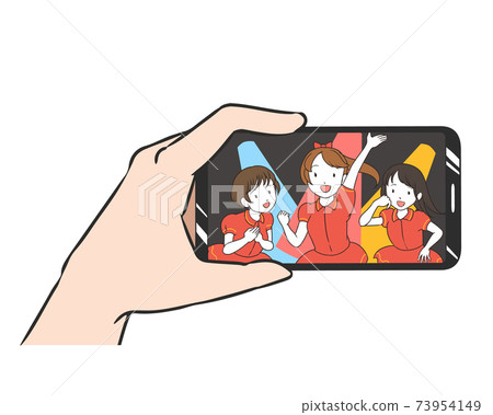 智能手機橫屏遊戲偶像系統 智能手機橫屏遊戲偶像系統 73954149