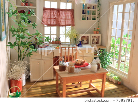 Dollhouse wool felt 73957913