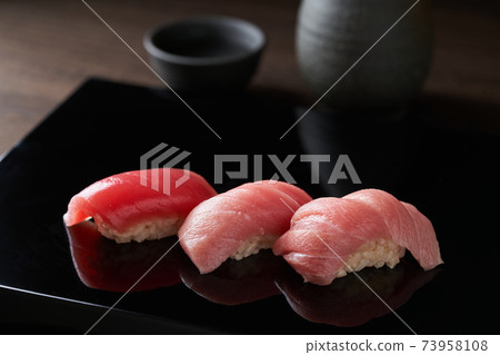 Main tuna lean, medium fatty tuna, large fatty tuna Main tuna lean, medium fatty tuna, large fatty tuna 73958108