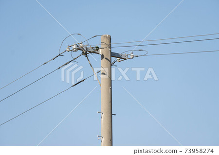 電線桿 電線桿 73958274