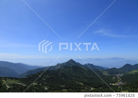 Scenery from Mt. Yokote of Shibu-toge Scenery from Mt. Yokote of Shibu-toge 73961828