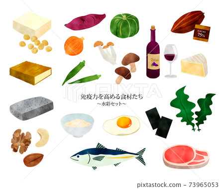 增強免疫力/健康/水彩套裝的成分 增強免疫力/健康/水彩套裝的成分 73965053