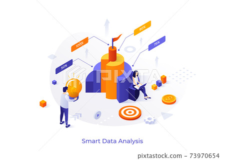 Vector Isometric Concept - Stock Illustration [73970654] - PIXTA