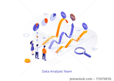 Vector Isometric Concept - Stock Illustration [73970656] - PIXTA