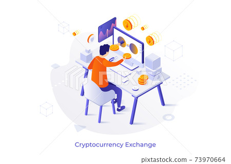 Vector Isometric Concept - Stock Illustration [73970664] - PIXTA