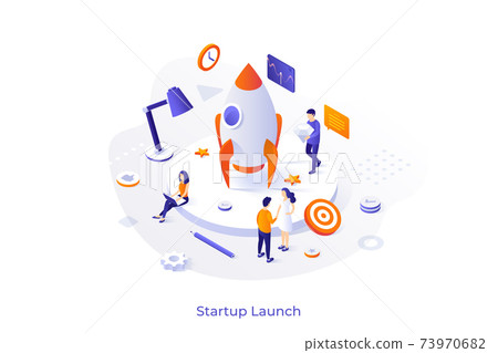 Vector Isometric Concept - Stock Illustration [73970682] - PIXTA