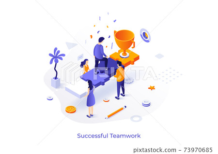 Vector Isometric Concept - Stock Illustration [73970685] - PIXTA