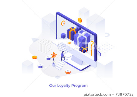 Vector Isometric Concept - Stock Illustration [73970752] - PIXTA