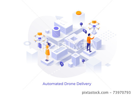 Vector Isometric Concept - Stock Illustration [73970793] - PIXTA