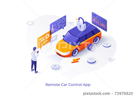 Vector Isometric Concept - Stock Illustration [73970820] - PIXTA