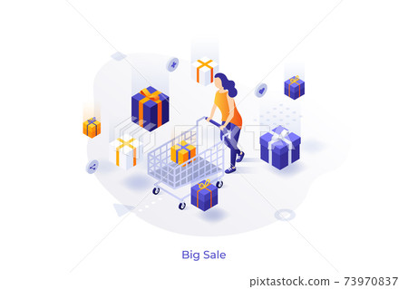 Vector Isometric Concept - Stock Illustration [73970837] - PIXTA