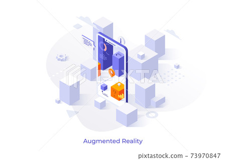 Vector Isometric Concept - Stock Illustration [73970847] - PIXTA