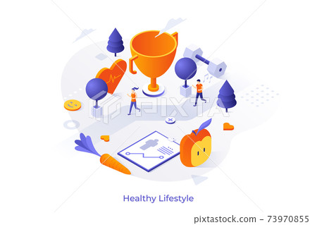 Vector Isometric Concept - Stock Illustration [73970855] - PIXTA
