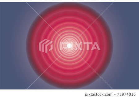 Background material: Simple red tube style - Stock Illustration