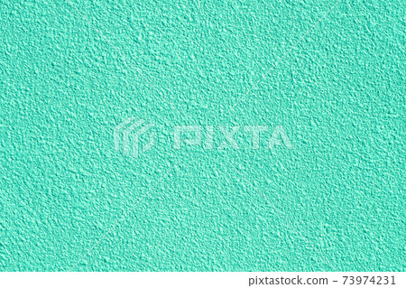 Up the surface of the green mortar wall [Background material] 73974231