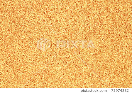 黃色砂漿牆的表面向上[背景材料] 73974282