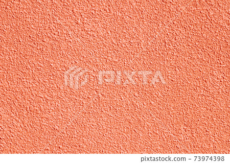 Up the surface of the red mortar wall [Background material] 73974398