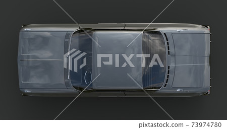 Old American car in excellent condition. 3d rendering. 73974780