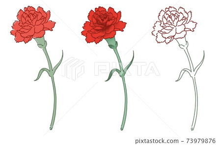 Carnation three-piece set Carnation three-piece set 73979876