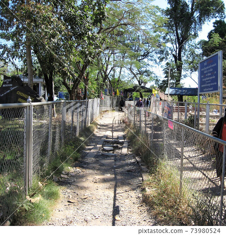 Chong Mek, the border with Thailand and Laos. 73980524