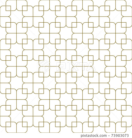 Seamless arabic geometric ornament in brown color. 73983073