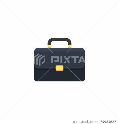 Briefcase White Background icon vector isolated. 73983627