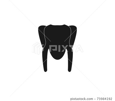 Turkey, dinner icon. Vector illustration, flat design. 73984192