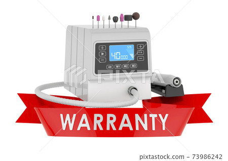 Professional pedicure machine warranty concept. 3D rendering Professional pedicure machine warranty concept. 3D rendering 73986242