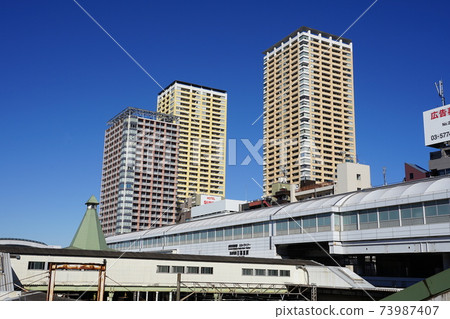 1月荒川25 JR日暮里站前廣場 1月荒川25 JR日暮里站前廣場 73987407