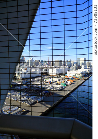 東京台場彩虹橋北路線的景色 東京台場彩虹橋北路線的景色 73988133