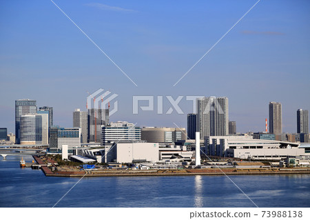 東京台場彩虹橋北路線的景色 東京台場彩虹橋北路線的景色 73988138