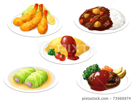 Western food set 73988974