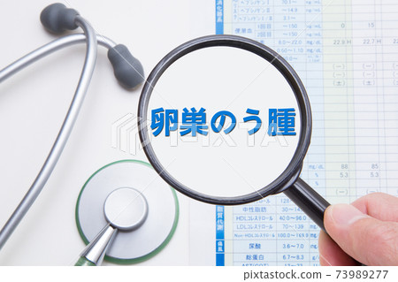 Ovarian cyst, ovarian cyst, medical image 73989277