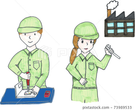 Manufacturing factory image Manufacturing factory image 73989533