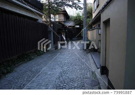 神樂坂石材路面 73991887