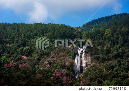 Siribhume Waterfall at Doi Inthanon National Park. Siribhume Waterfall at Doi Inthanon National Park. 73992138