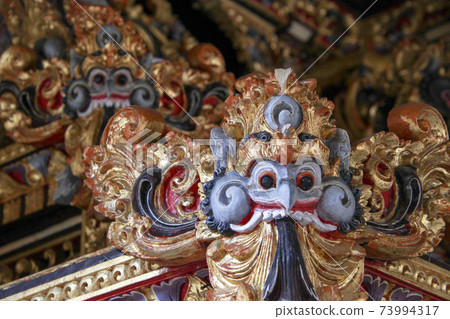 God of decoration of temple in Bali, Indonesia 73994317